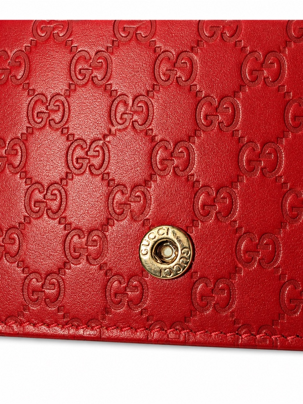 Gucci Microguccissima Leather Crossbody Wallet Bag (RED ROSSO) - Picture 6 of 11